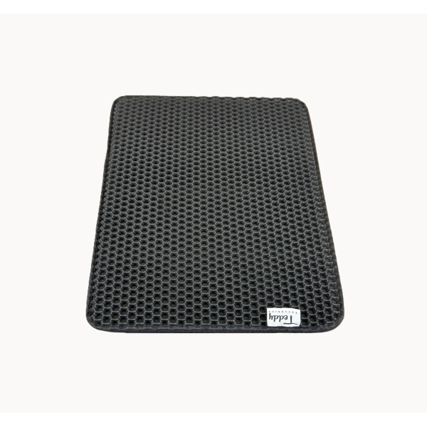 Teddy Exclusive Gritmat Anne – Antislip Kattenbakmat tegen Grituitloop – Zwart – 50 x 40 cm – BPA-vrij EVA-schuim
