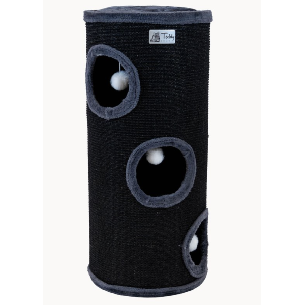 Teddy Exclusive Krabton Sam – Zacht & Luxe – Zwart (H90 x Ø40 cm